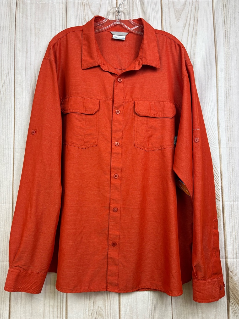 Columbia Omni-Shade Westerly Winds Omni-Wick Performance Shirt Hiking Fishing XL